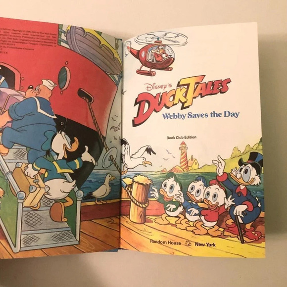 1989 DuckTales Webby Saves the Day Disneys Wonderful World of Reading - Picture 8 of 16